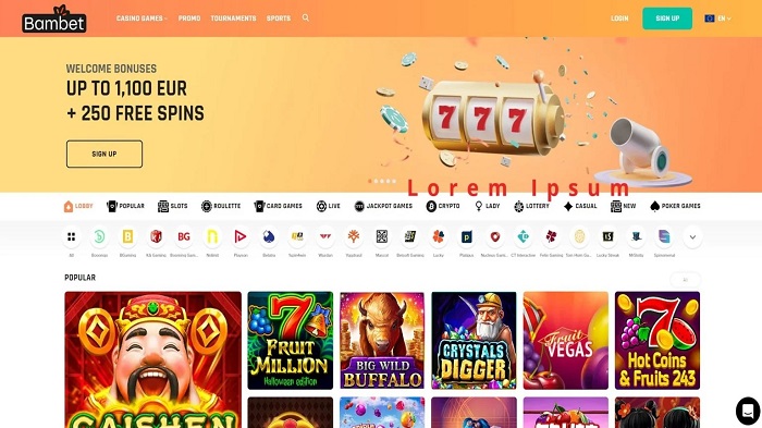 Bambet Casino - The Ultimate Destination for Online Gaming Wins